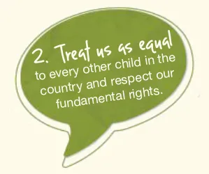 Child and young person's perspective on integration
